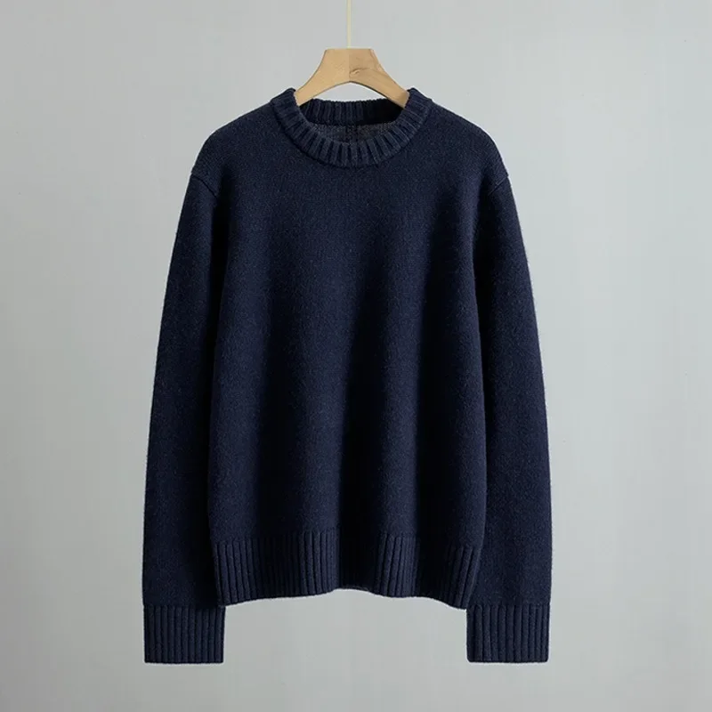 Женский кашемировый пуловер с круглым вырезом