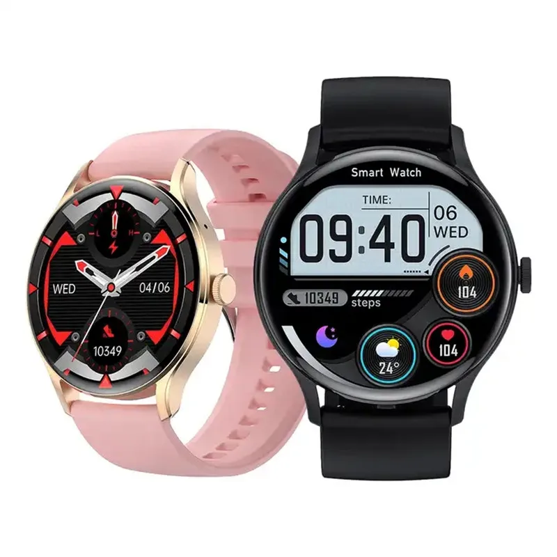 

HK33 Smart Watch 1.28inch HD Large Screen BT Call NFC AI Voice Assistant Music Play Blood Pressure Heart Rate Health Monitoring