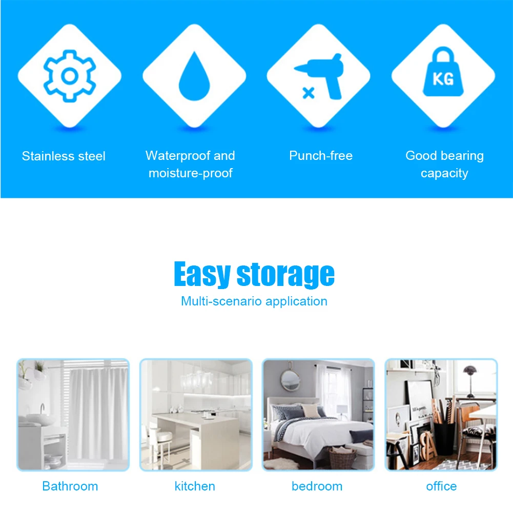 

Stainless Steel Storage Rack Punchfree Singer Layer Triangle Wall Mounted Shelf Holder For Bathroom Kitchen Storage Shelves