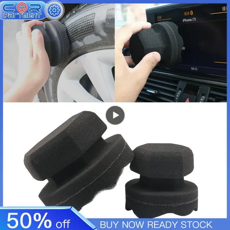 

1~10PCS Car Polishing Waxing Sponge Hexagonal Grip Applicator Car Detailing Hand Tire Wax Sponge High Density Foam Sponge For