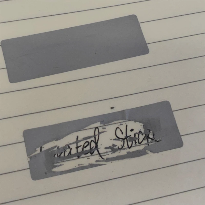 50 шт. серебряные скретч-наклейки JTZTF