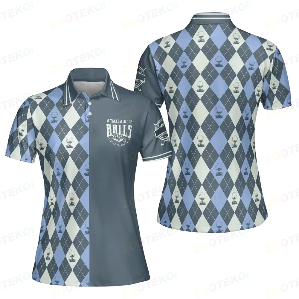 Women's Polo 2023 Summer Polo Shirt Short -sleeved T -shirt Women Polo Shirt Lapel Fashion Sports Top Jersey Buttons Golf Tennis