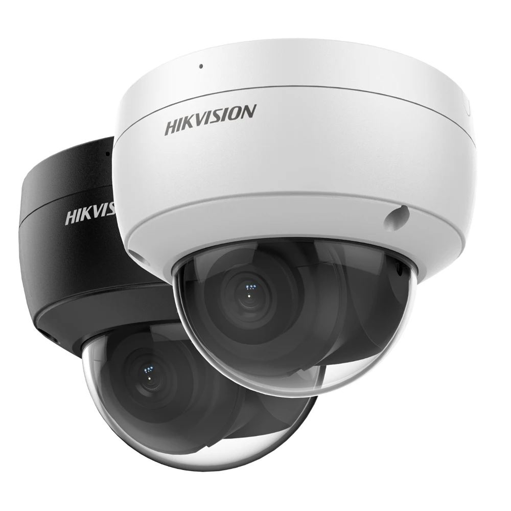 Оригинальная английская версия Hikvision фотокамера с фиксированным куполом 4 МП -