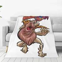 Retro Kong Phoeey Captain Caveman Blankets Fuzzy Vintage Warm Throw Blanket for Chair Covering Sofa Winter