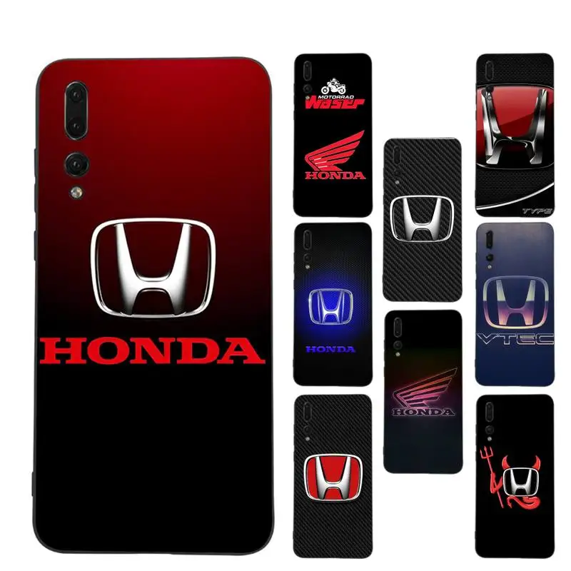 

H-Honda logo Phone Case For Huawei P 8 9 10 20 30 40 50 Pro Lite Psmart Honor 10 lite 70 Mate 20lite
