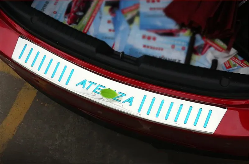 

Защита порога из нержавеющей стали для Mazda 6 ATENZA 2014-2018, защита порога багажника, защита от царапин, автомобильные аксессуары