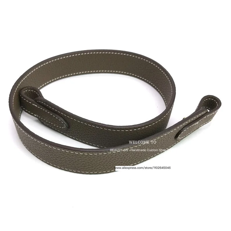 30mm Togo Leather Shoulder Strap For Bag Replaceable shoulderstrap removable bag strap