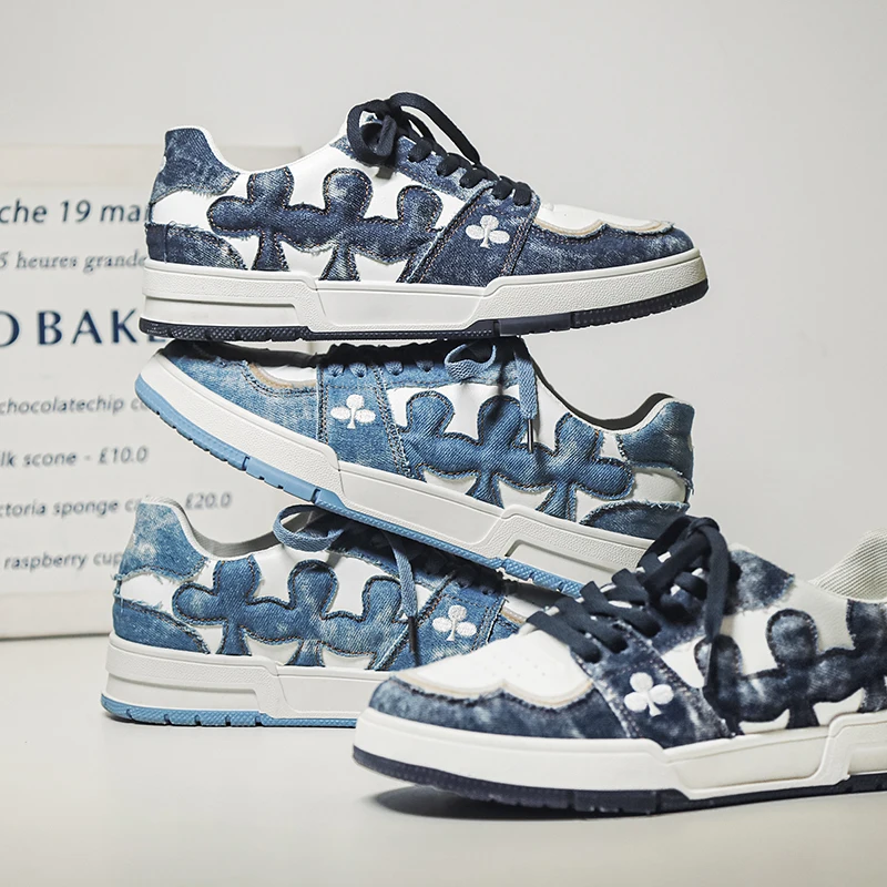 Новинка весна-осень джинсовая универсальная легкая индивидуализированная обувь