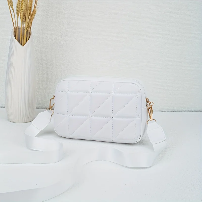 Модная Сумка Через Плечо С Вышивкой Женская Повседневная Маленькая Квадратная