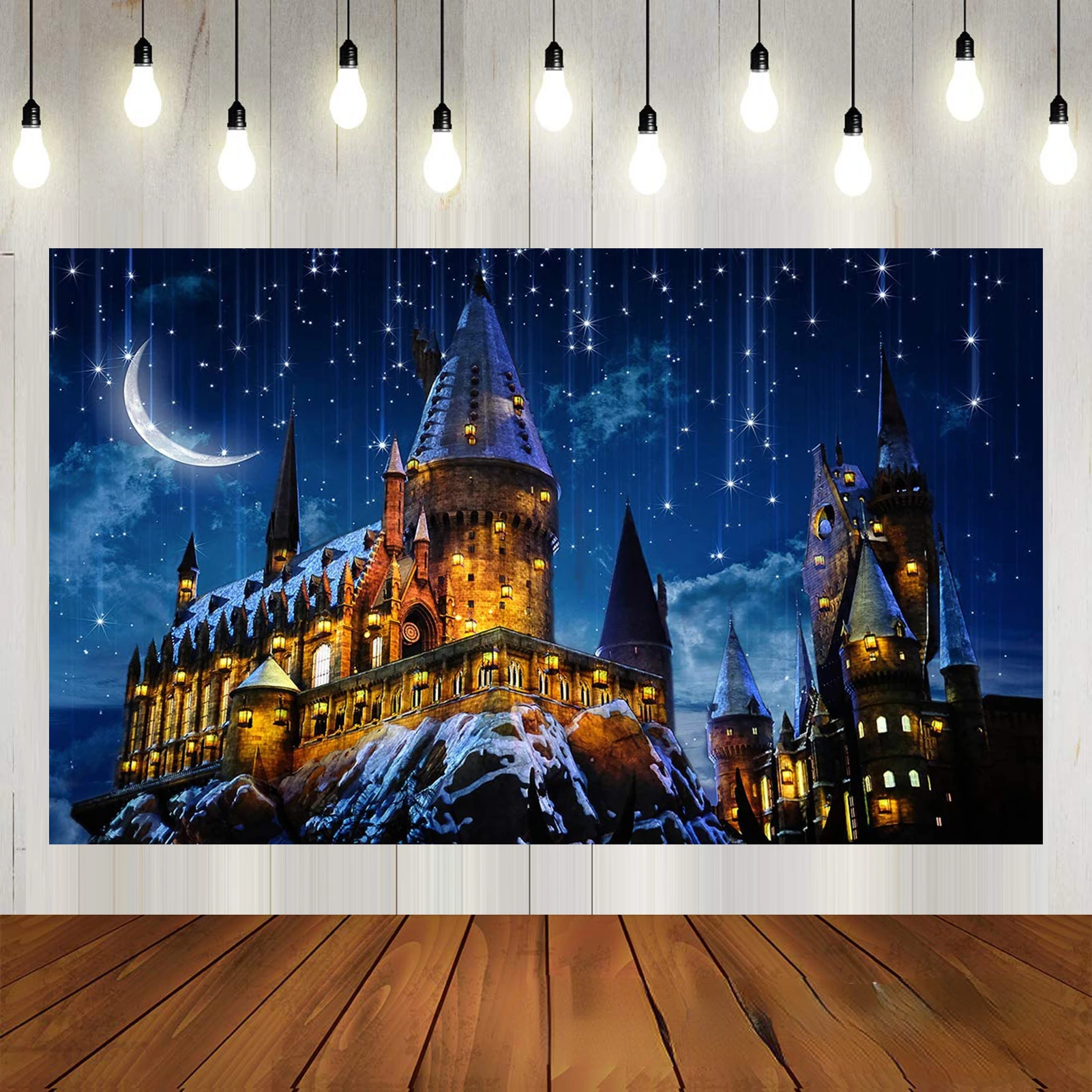 

SeekPro Wood Magic Fairy Faculty Graffiti Children Photo Background Printed Studio Professional Indoor Photographic Backdrops