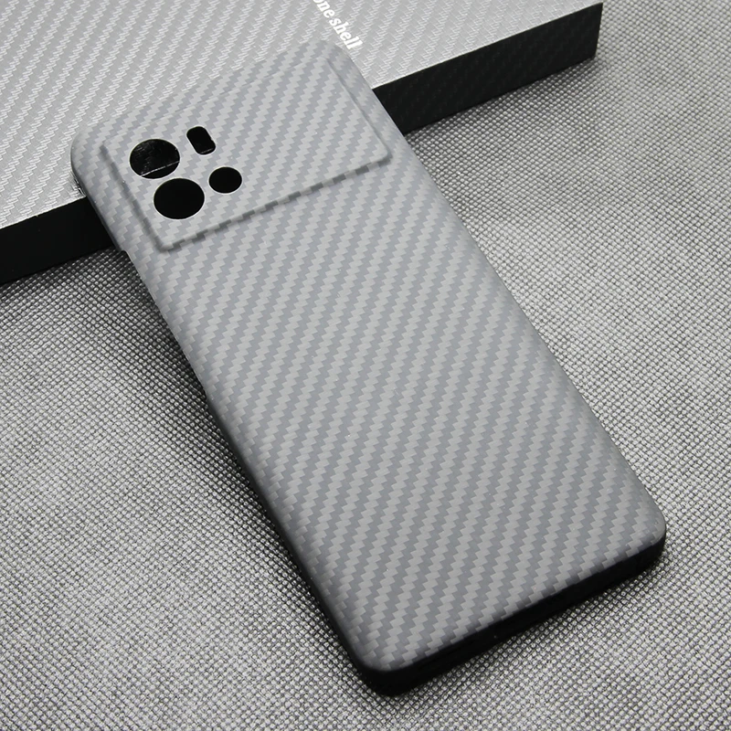 

CF skin Carbon fiber phone case for VIVO iqoo9 light Thin High-strength Aramid protective shell