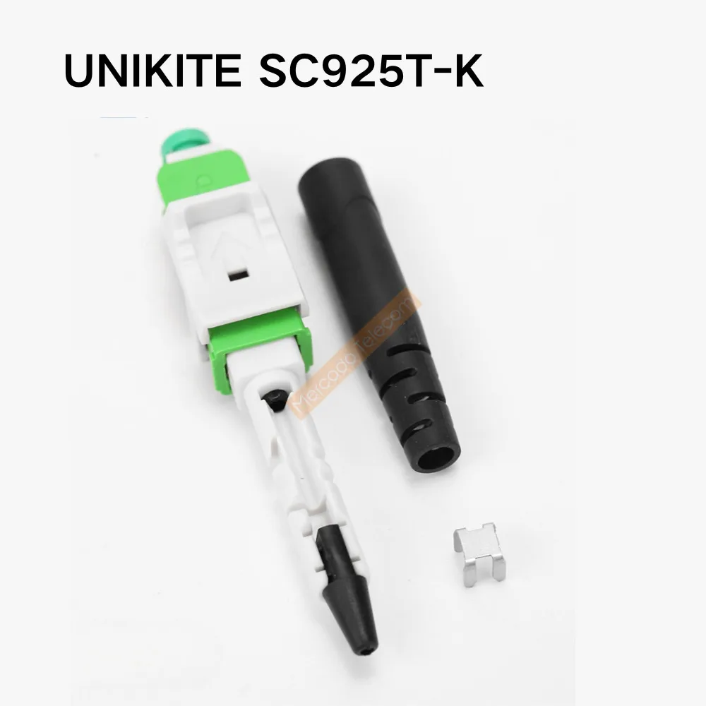Фото UNIKITE ESC925T-K FTTH Полевой быстрый оптоволоконный разъем SC APC UPC с быстрым оптоволоконным разъемом с толкателем №2