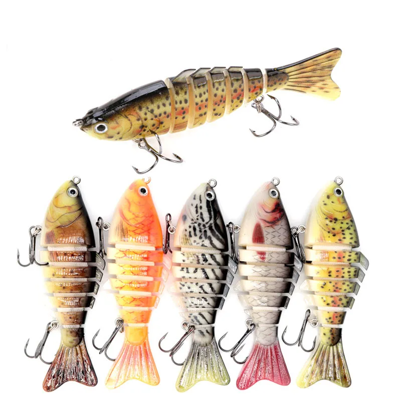 

1pcs Fishing accessories 15g Trolling Hard baits 3D Eyes flipper Lifelike Bass Wobbler Artificial Swimbaits