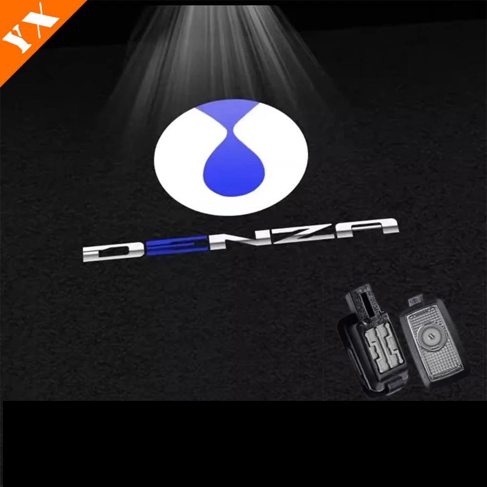 

Аксессуары для Denza N9 2025 2026, автомобильный HD, не выцветающий светодиодный дверной светильник, проектор, теневой светильник, предупреждающий окружающий свет