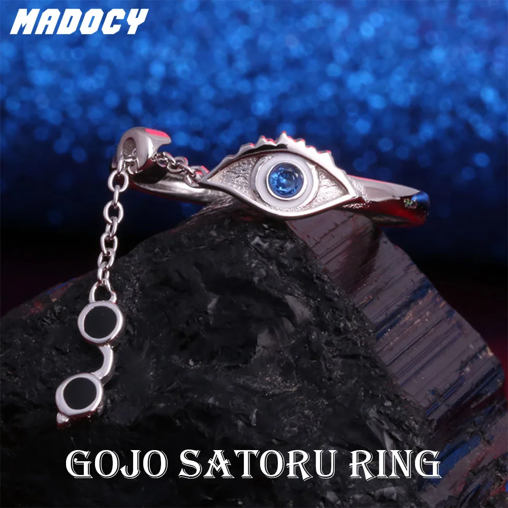 

Кольцо для косплея из аниме «джутсу», юджо Сатору, реквизит в готическом стиле, бохо, регулируемые кольца для пальцев, стандартный подарок