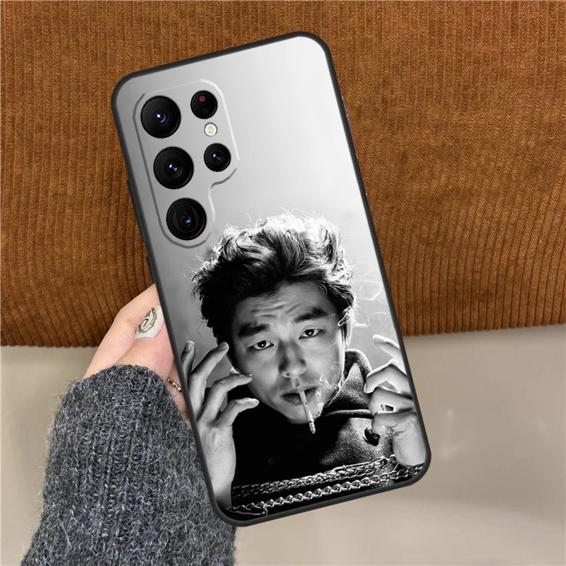 Чехол для телефона Kpop Gong Yoo Samsung Galaxy S25 Ultra S9 S10 S20 FE S21 S22 S23 Plus S24 Back Cover