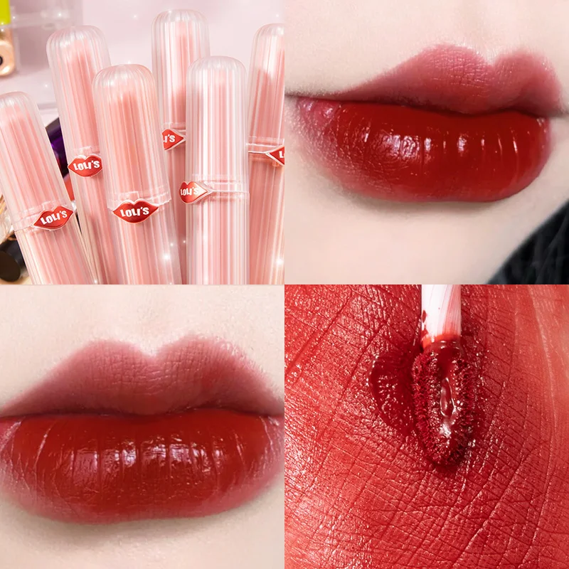 

Fashion Lip Glaze Softly Moisturizes Full Color And White Rotten Tomato Lip Gloss Velvet Matte Liquid Lipstick Cosmetic TSLM1