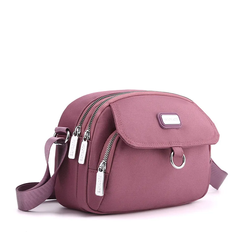 

2023 New Women's One Shoulder Small Square Bag Multi Pocket Casual Crossbody Mobile Phone Change Women's Bag