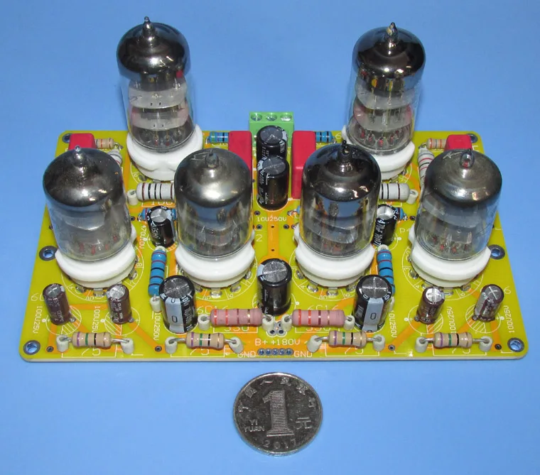 

2021 Новый 6n2 + 6p14 красивый звуковой Dynaco усилитель Push-pull Line стерео усилитель платы Lg279b