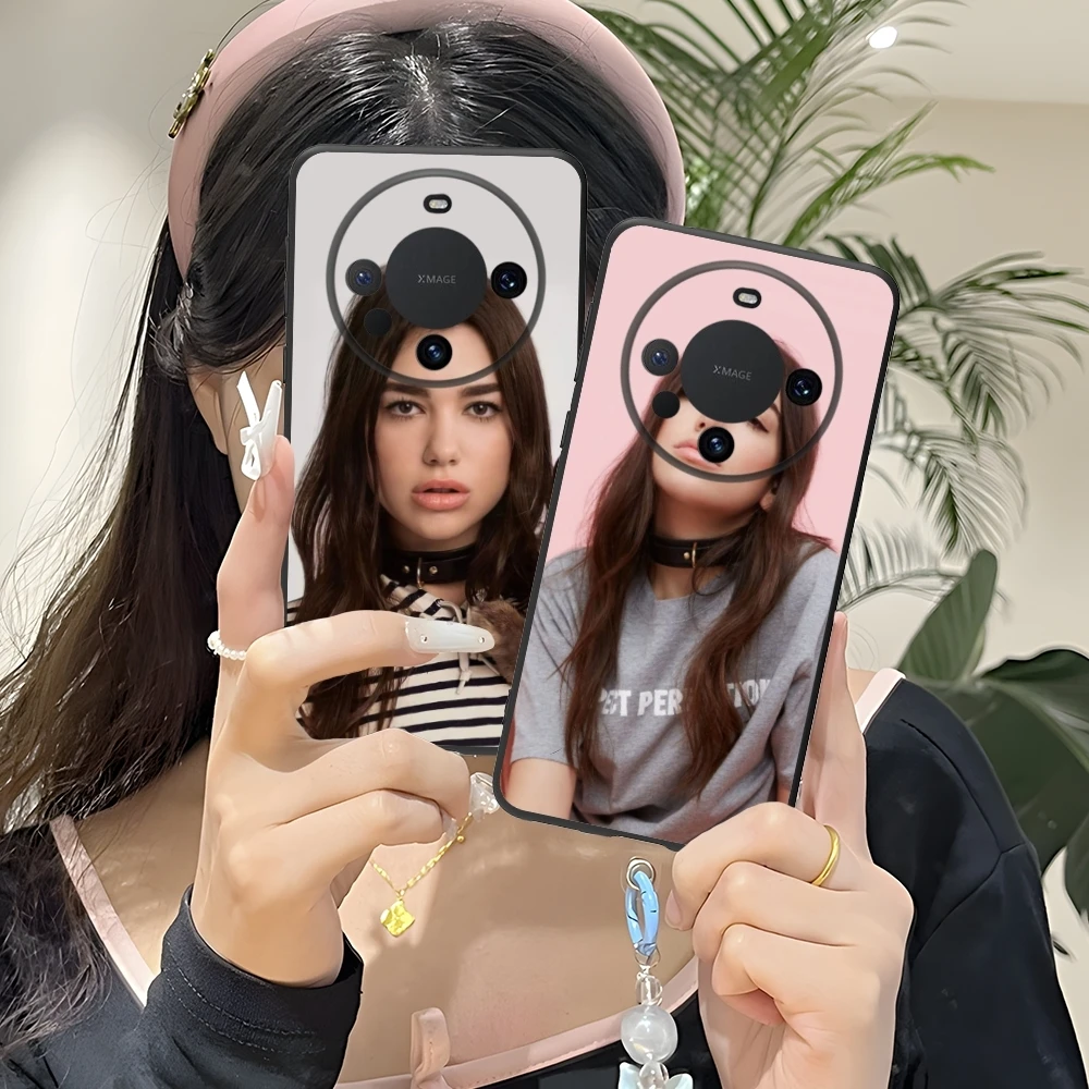 Fashion Dua Lipa Mobile Cell Phone Case for Huawei Mate 60 50 40 30 20 10 Pro Plus Lite E 5G Black Soft Cover Shell