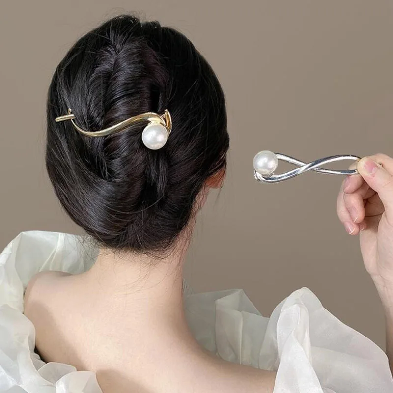 

Новые простые металлические аксессуары для волос в Корейском стиле, большие заколки для волос, Женский Утконос, инструмент для укладки воло...