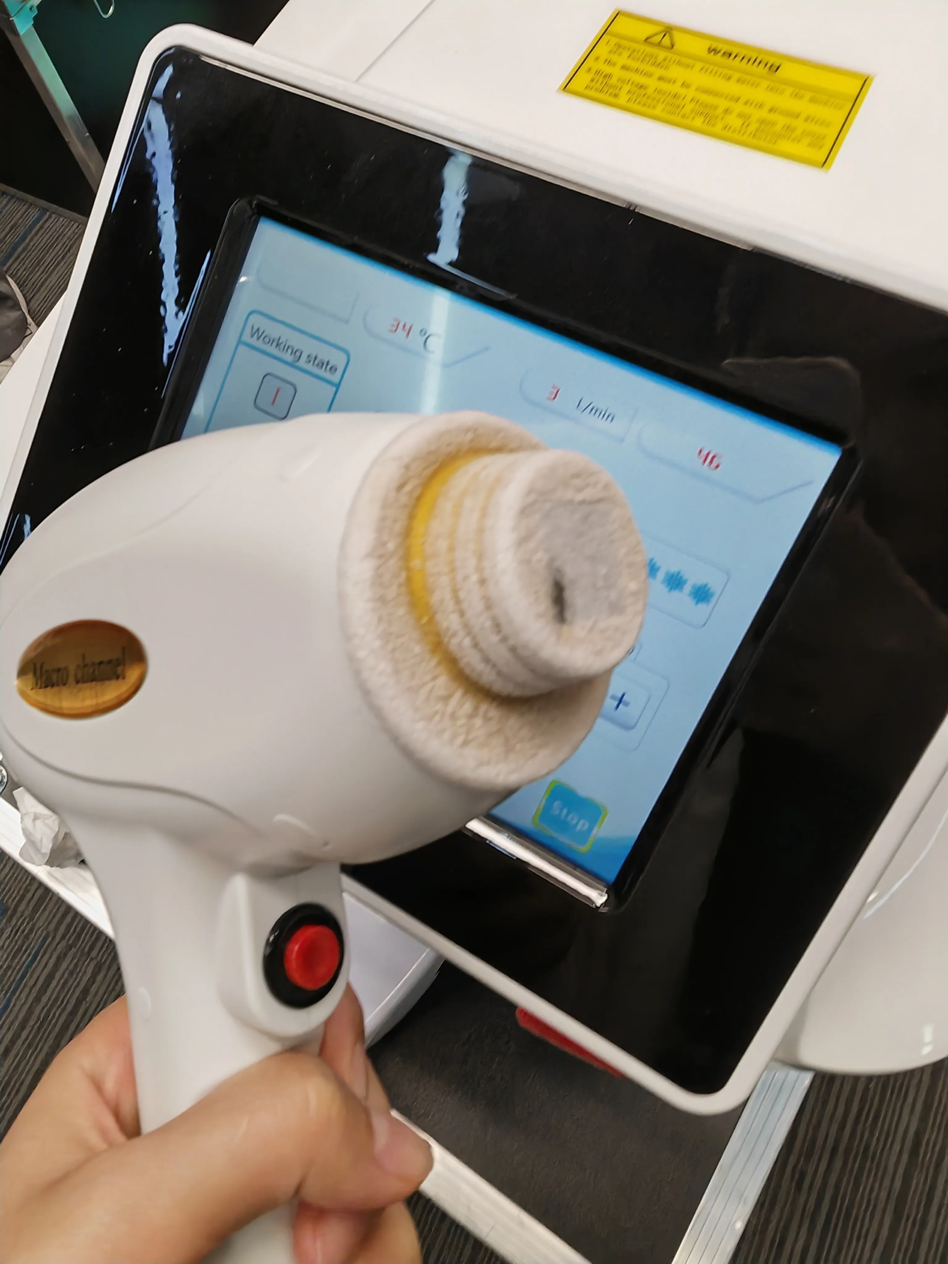 

808nm диодный лазер для удаления волос, лазерная машинка, ручные детали