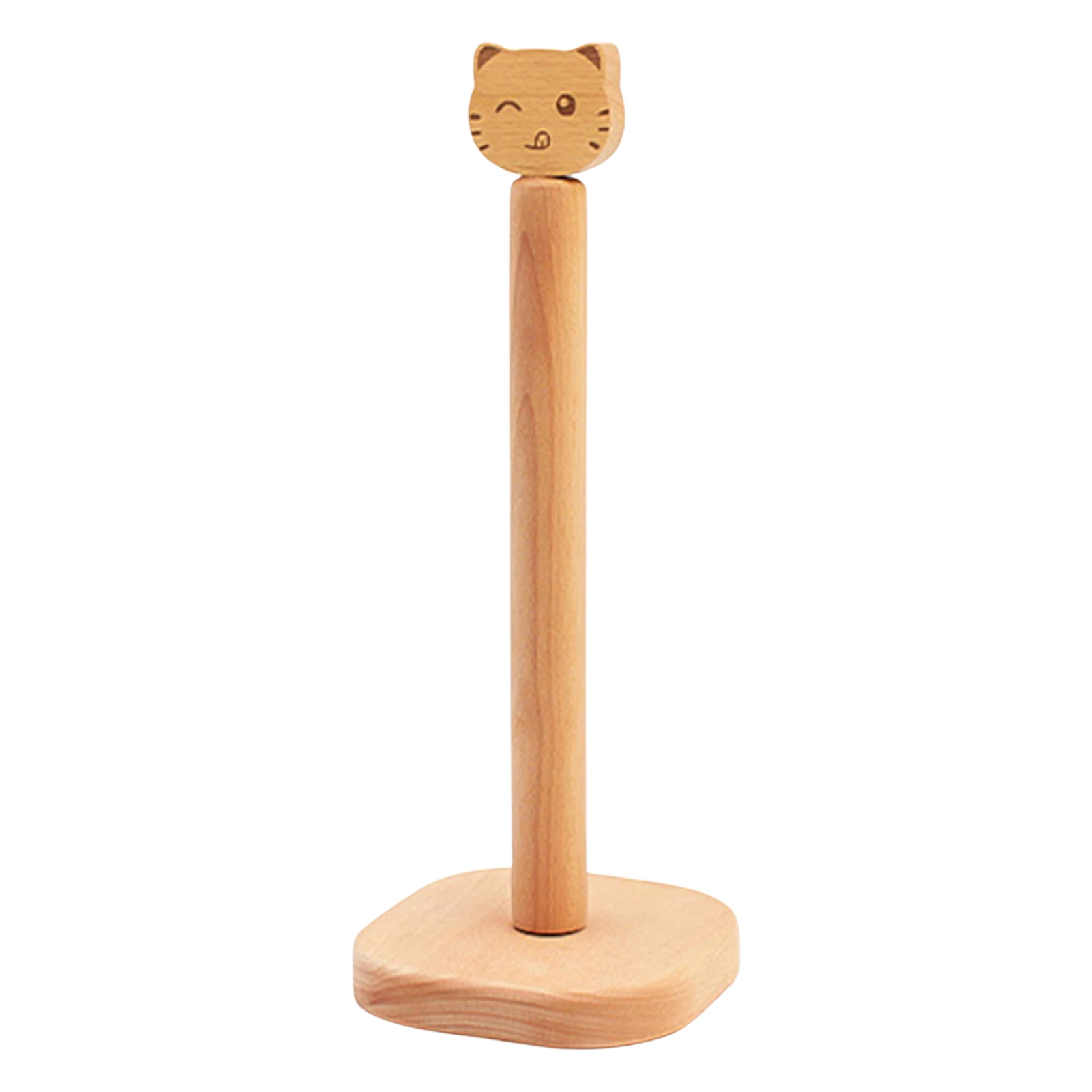 Держатель для бумажных полотенец держатель рулонов деревянная подставка