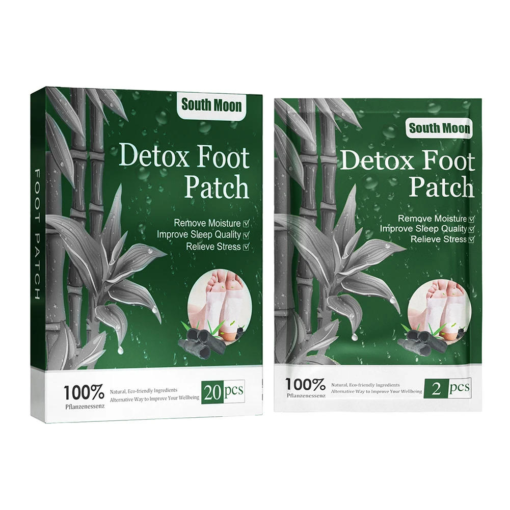

2/10/20PCS Detox Foot Patch Natural Wormwood Pads Relieve Stress Body Pressure Improve Sleep Detox Patch Body Foot Care Tools