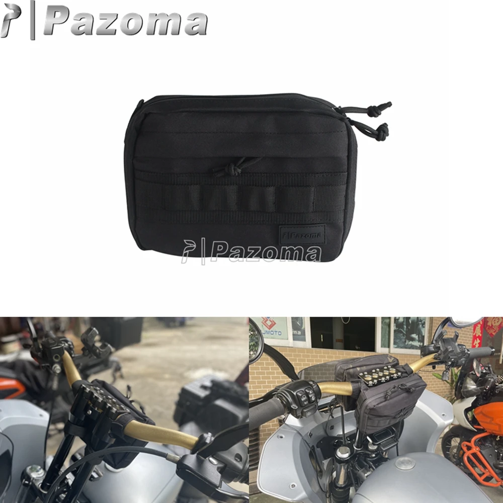 

Для Harley Sportster Dyna Softail Touring Cruiser FXBB мотоциклетная сумка на руль камуфляжная Т-образная планка дорожная портативная клубная сумка пакет