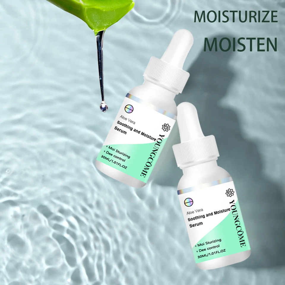 YOUNGCOME натуральная эссенция для лица с экстрактом алоэ вера контроль жирности