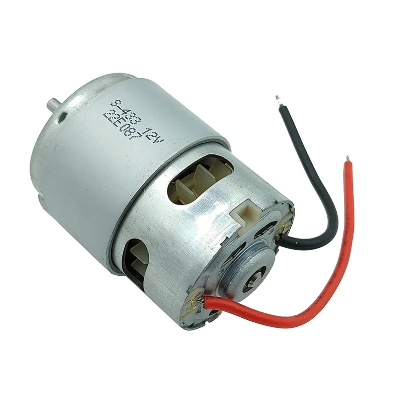 Фото Электродвигатель NICHIBO RS-755-8512, постоянный ток 6В-14.4В, 12В, 19300 об/мин, высокоскоростной, мощный, с передним шарикоподшипником, для самодельных дрелей и садовых инструментов. №5