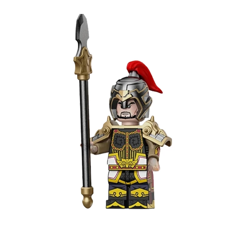 Новая романтика трех королевств: воин Юэ Фэй в сборе миниатюрная кирпичная