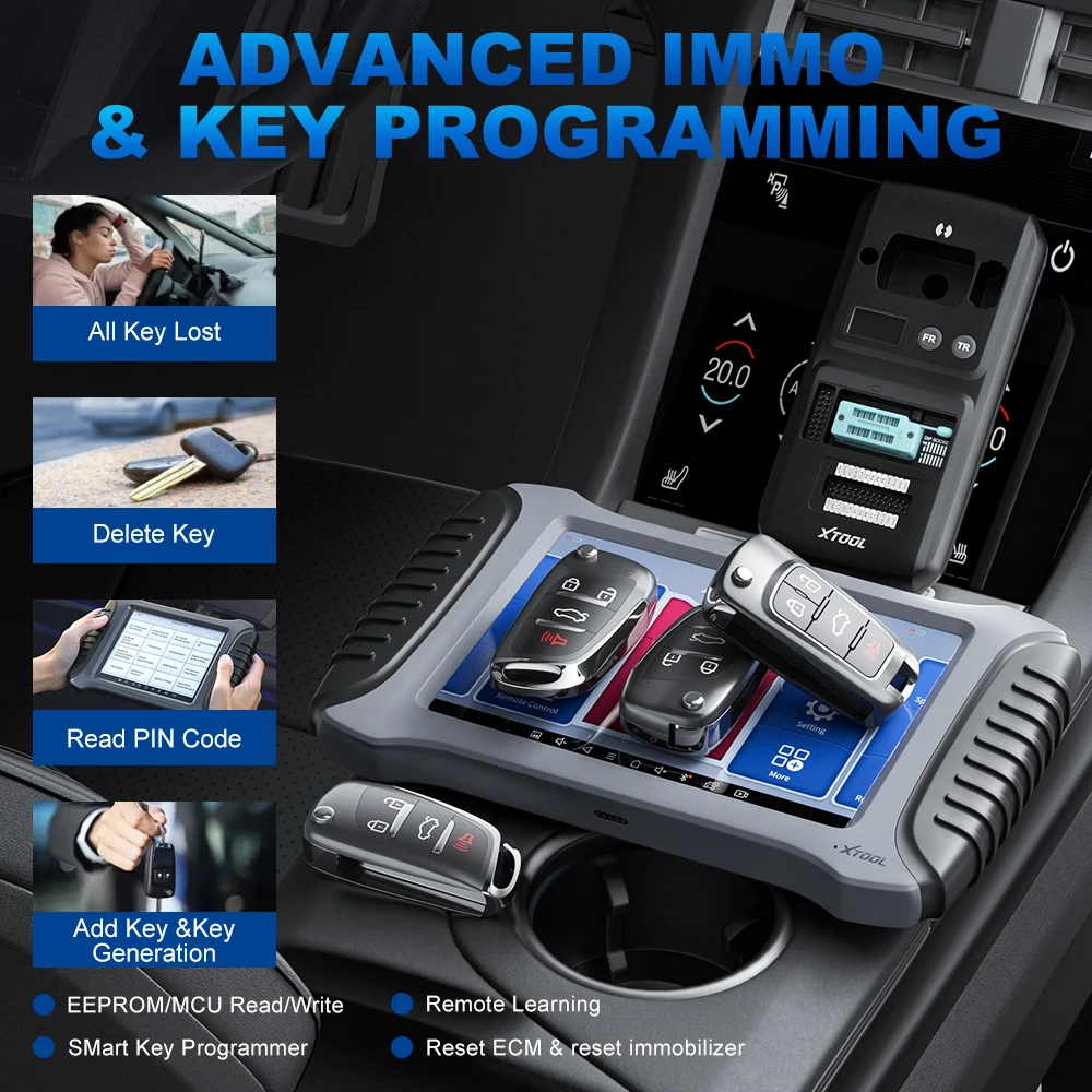 XTOOL X100 PAD3 SE chave fob ferramenta de programação auto carro OBD2 ferramentas diagnóstico 30+ função reset teste ativo x100pad3 suporte