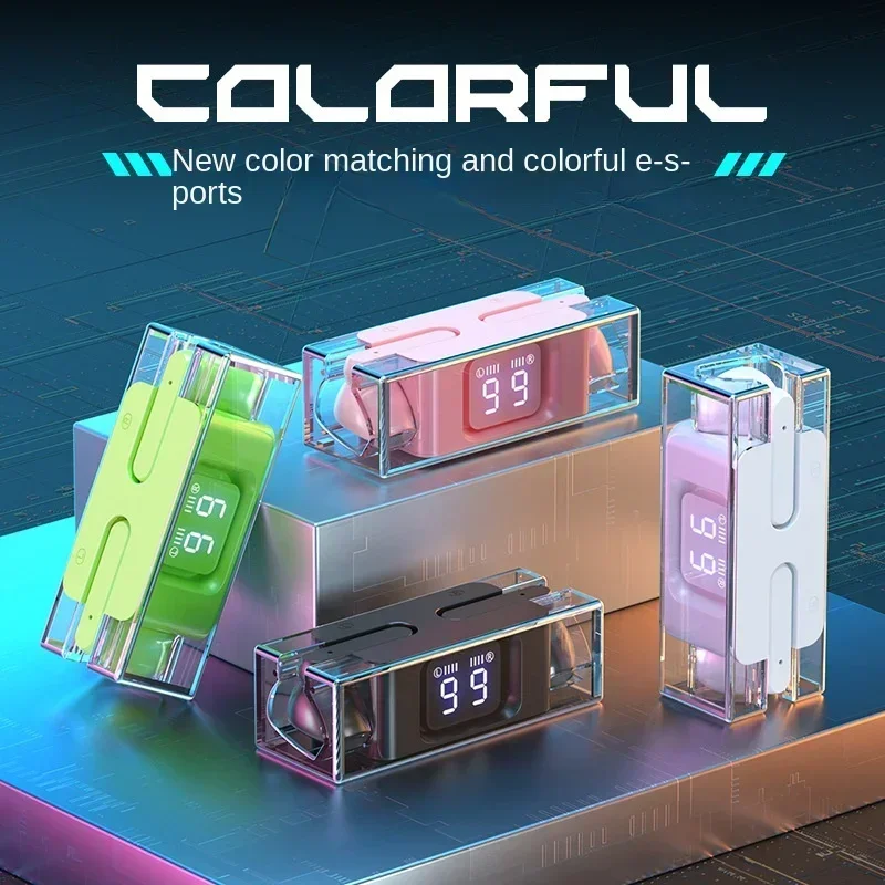 Беспроводные наушники с микрофоном цвет в ассортименте