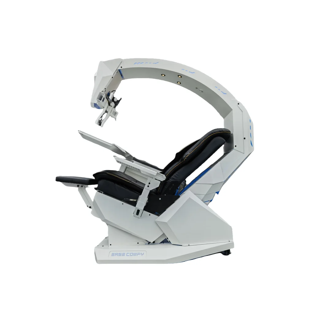 Фото Игровое кресло-кокпит Easecomfy T2 Throne для компьютера и рабочей станции с поддержкой нескольких мониторов, функцией невесомости №3
