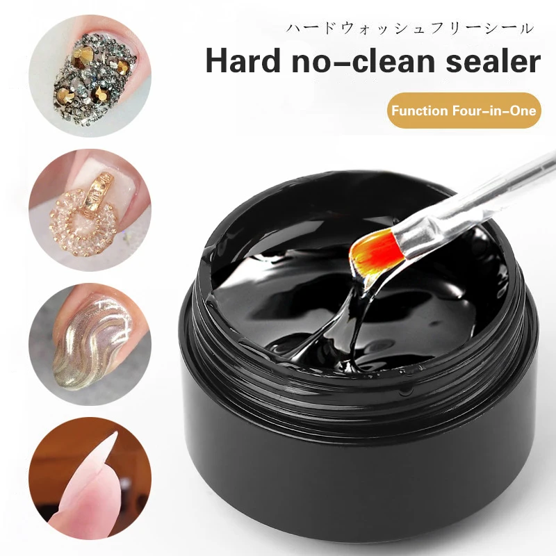 

15ml Easy Stick Solid Nail Patch Gel Gummy Adhesive Bond UV Glue No-Flowing Modelling Stick Tips Clear Solid Nail Art UV Gel