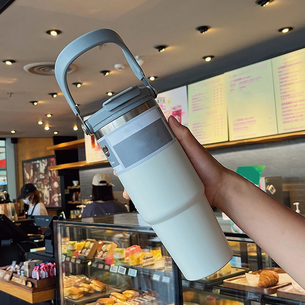 Многоразовая крышка стакана с ручкой защита от разливов пылезащитная устойчивая