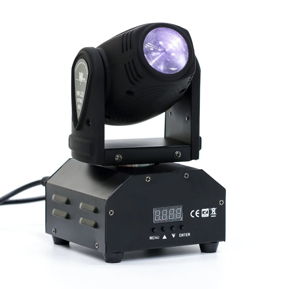 

2 PCS Mini LED RGBW (4 in 1) 10W Import Beads 11/13CH Moving Head Stage Light DMX512 ZQ02040X2EU