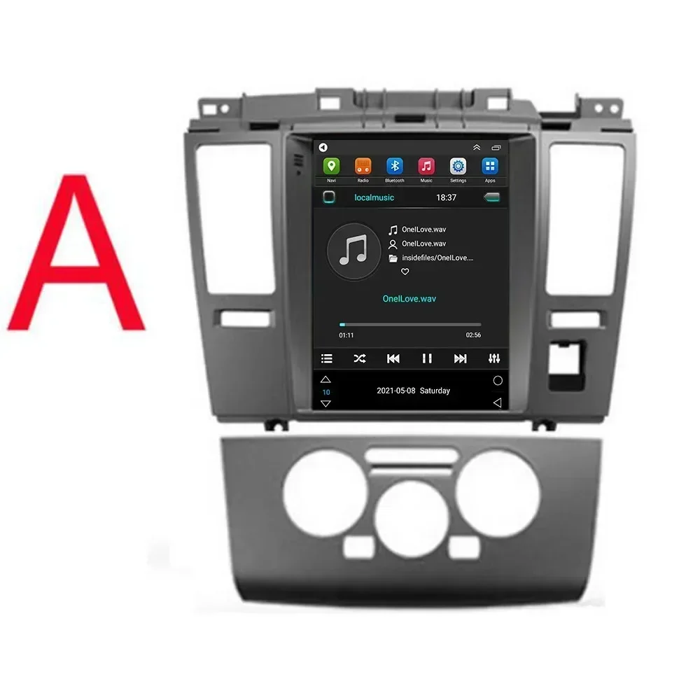 Автомобильный радиоприемник Tesla Style Android 13 для Nissan Tiida C11 автомобильный DVD-плеер