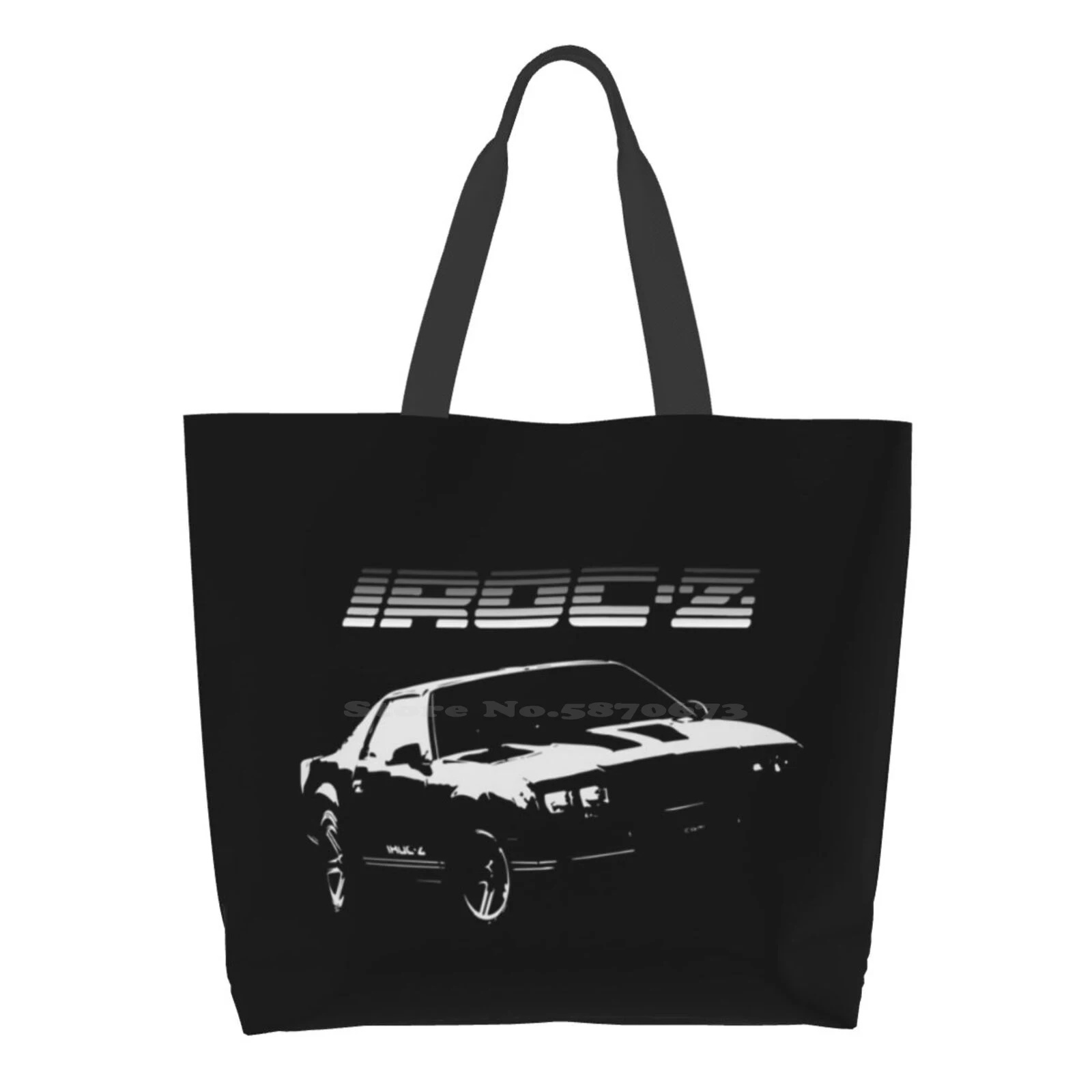 

80'S Chevy Camaro Iroc Z Totes Shoulder Bags for Travel Handbag Shopper Bag Vintage Z 28 Retro Classic Humor Quotes