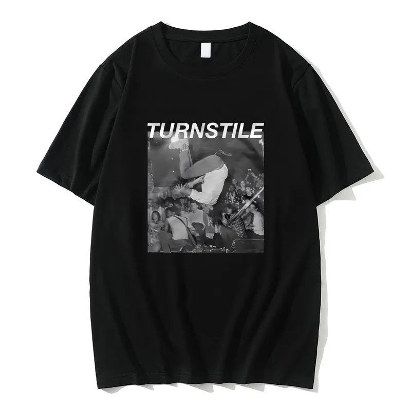 

Turnstile Glow on Graphic T-shirt Turnstile Step To Rhythm T Shirt Men Women Art Aesthetic Tees Man 90s Vintage Oversized Tshirt