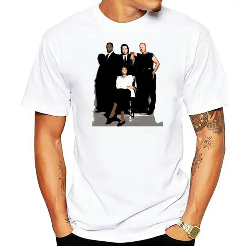 

Pulp Fiction 90s Cult Classic Tarantino Legend Movie Fan T Shirt 100% Cotton T-Shirt Man Top Tee Men'S Tshirt Harajuku