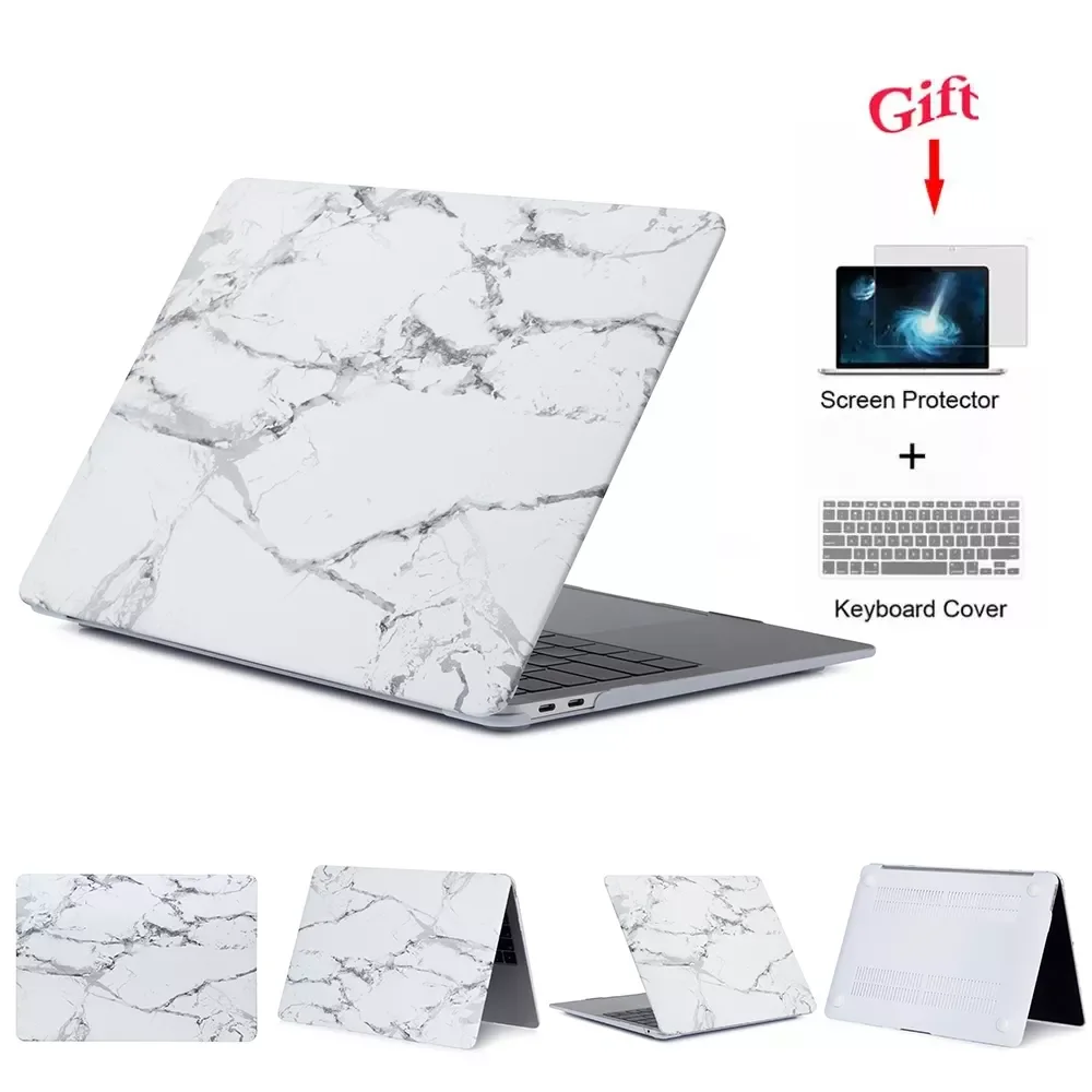 

2021 Case For Macbook Air 13 Case For M1 Chip For Pro 13 2020 Case For M1 Marble Pattern Protective shell For Model A2337 A2338