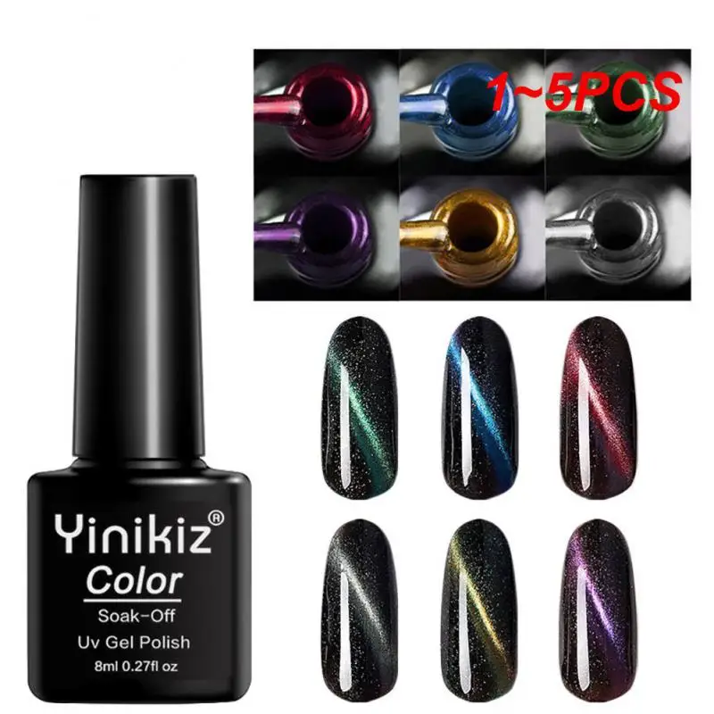 Гель-лак для ногтей полуперманентный с эффектом УФ-излучения, TSLM1, 8 мл