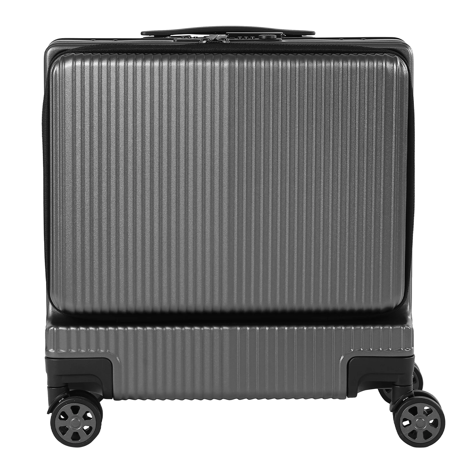 With Front Laptop Pocket, Lightweight Hardshell Abs+pc+alumi