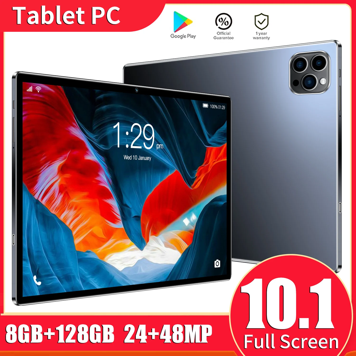 

2023 новый планшет Lobal с прошивкой P11 K11 Pro Pad 10,1 дюймов WIFI 2K ЖК-экран Snapdragon десять ядер 8 ГБ 128 Гб планшет Android 12