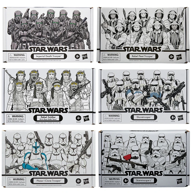 

Винтажная Коллекция "Звездные войны", Императорский солдат смерти, штурмовик, Повстанческий солдат, мятежный флот, солдат, 4 фазы, фигурки, игрушки