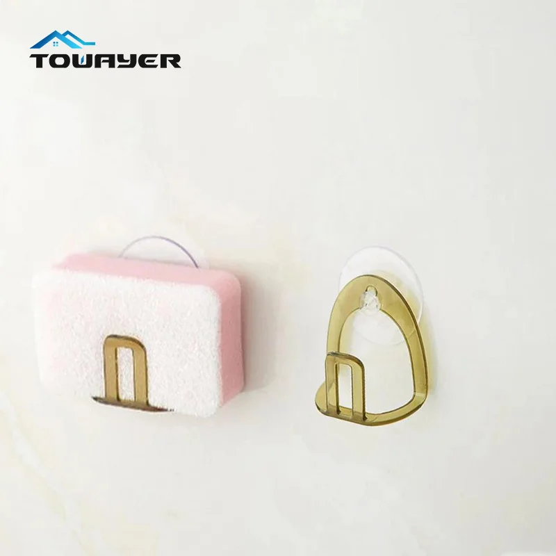 

Kitchen Suction Cup Sink Drain Rack Sponge Storage Holder Kitchen Sink Soap Rack Drainer Rack Bathroom Accessories Organizer