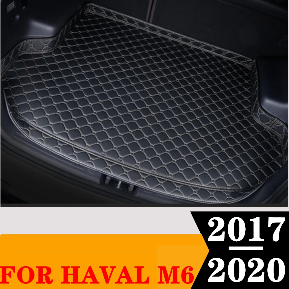 

Sinjayer Car Trunk Mat Waterproof AUTO Parts Tail Boot Carpets High Side Rear Cargo Pad Liner Fit For Haval M6 2017 18 2019 2020