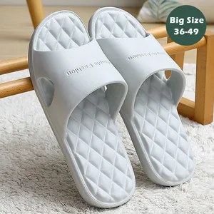 Imported Big Size 48 49 Men Slippers EVA Soft Sole Women Home Slipper Summer Beach Sandals Couples Casual Fli